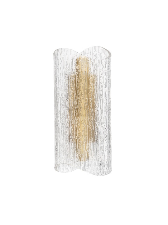 Aplica perete decorativa Sarin Auriu periat 9,7 x 9,7 x 23 cm - Img 2