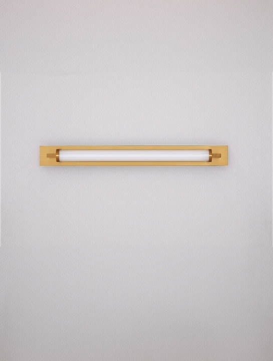 Aplica perete pentru baie Fasko Auriu / Alb 80 x 8,5 x 9,5 cm - Img 4