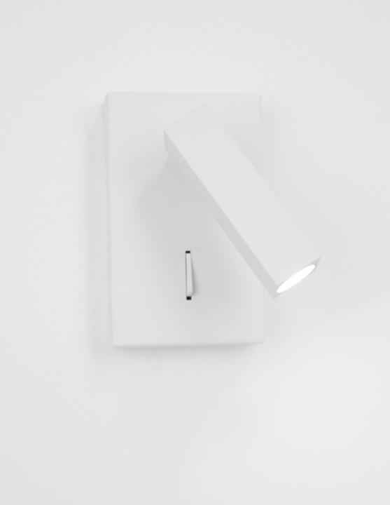 Aplica perete pentru pat Dona Alb Ø9 x H 14,5 cm - Img 4