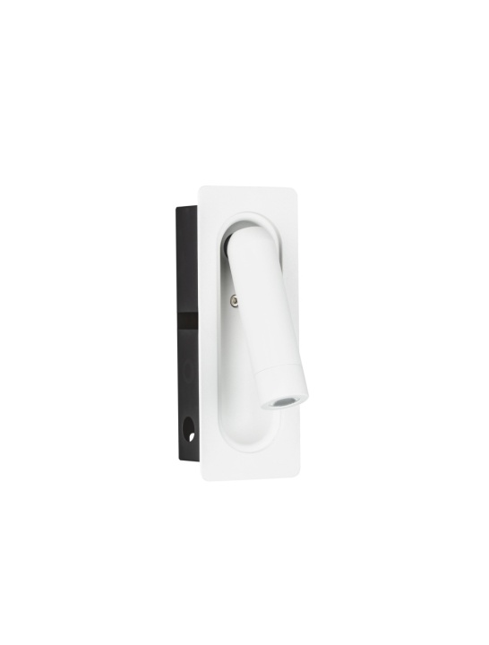 Aplica perete pentru pat Inlite Alb 6,8 x 6 x 16,8 cm - Img 2