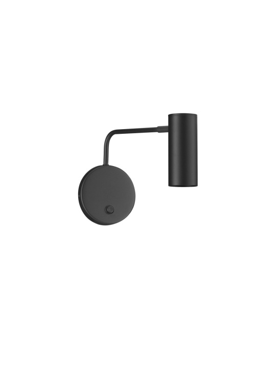 Aplica perete pentru pat Loen Negru 12 x 28 x 19,7 cm - Img 2
