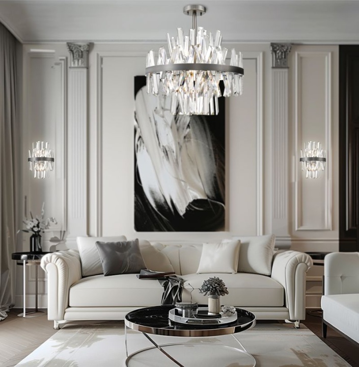 Candelabru Veronica - Crom / Transparent - Img 2