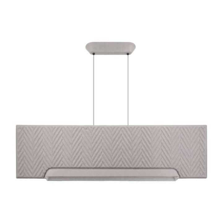 Corp de iluminat acustic Echo 2679 LED 26W 3000K – gri deschis panou acustic - Img 2