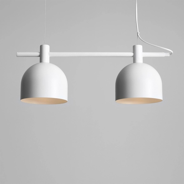 Corp de iluminat suspendat Beryl 52 cm 2xE27 - Alb - Img 3