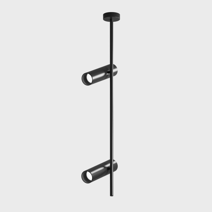 Corp de iluminat suspendat Elti Ø 5.3 cm GU10 - Negru - Img 2
