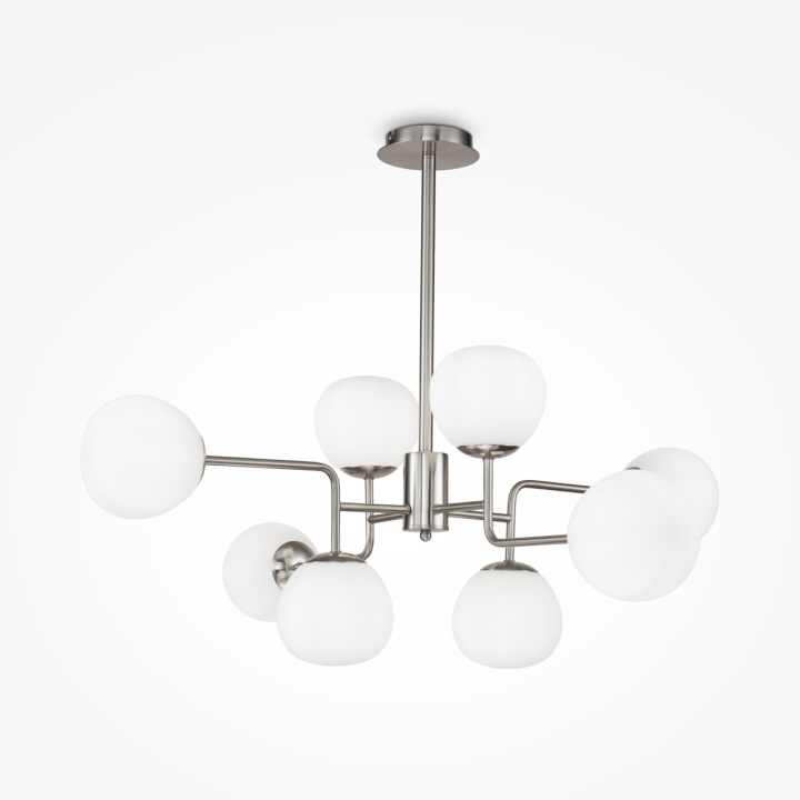 Corp de iluminat suspendat Erich L 97 x l 97 cm E14 - Nikel - Img 3