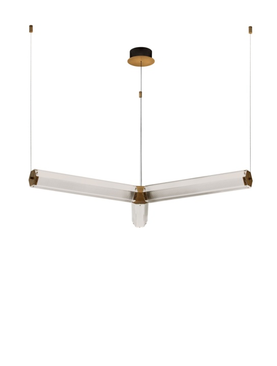 Corp de iluminat suspendat Essenzo Alama antichizata 103 x 96 x 220 cm - Img 4