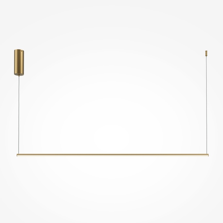 Corp de iluminat suspendat Halo L 120 x l 1.7 cm - Auriu - Img 2