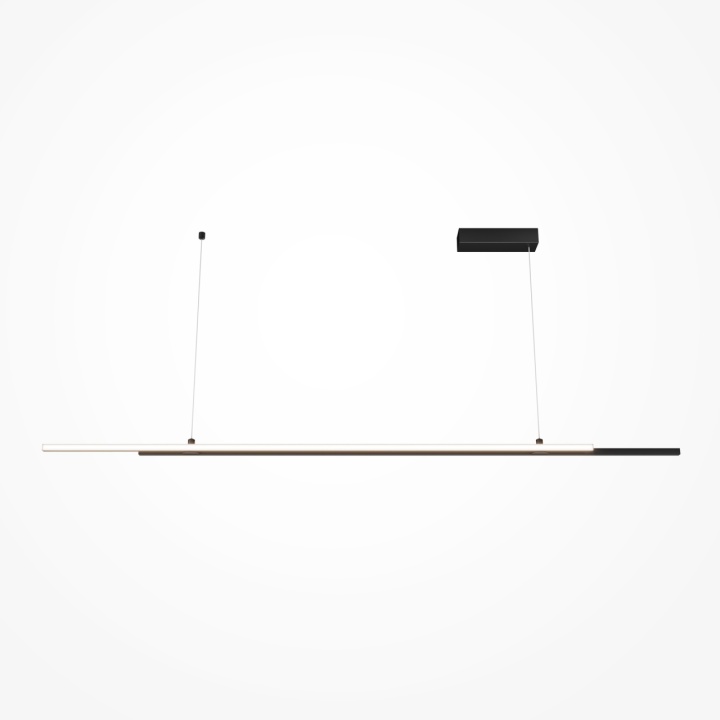 Corp de iluminat suspendat Halo L 150 x l 6 cm 4000K - Negru - Img 3