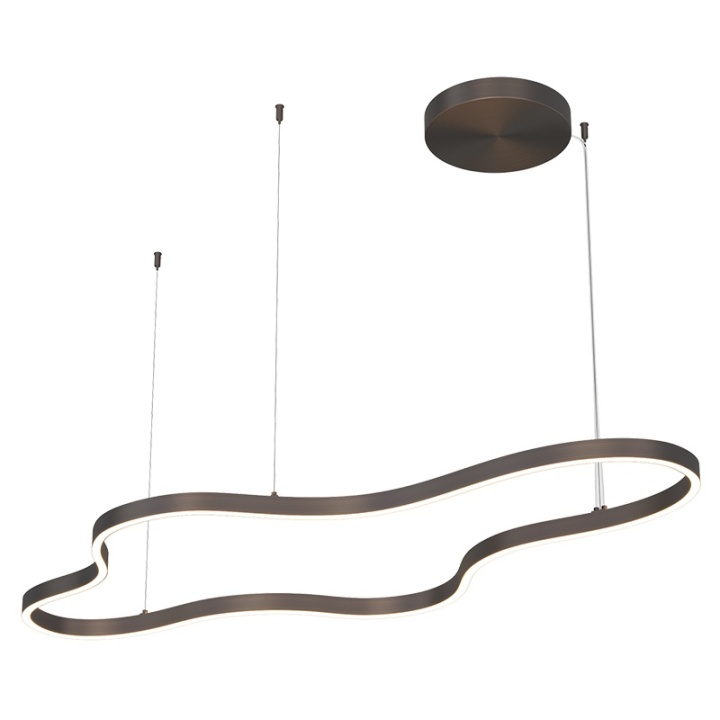 Corp de iluminat suspendat Nordia 3000K - Brushed Coffee - Img 2
