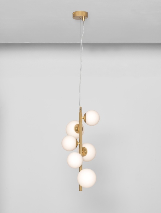 Corp de iluminat suspendat Odillia Opal / Gold Matt 28 x 23 x 120 cm - Img 4