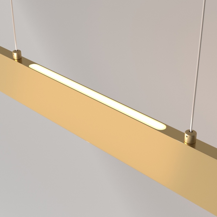 Corp de iluminat suspendat Step L 118.5 x l 4 cm 3000K - Auriu - Img 3