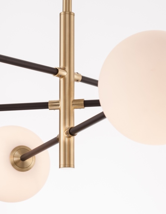 Corp de iluminat suspendat Vitra Opal / Negru / Auriu 103 x 75 x 136 cm - Img 5