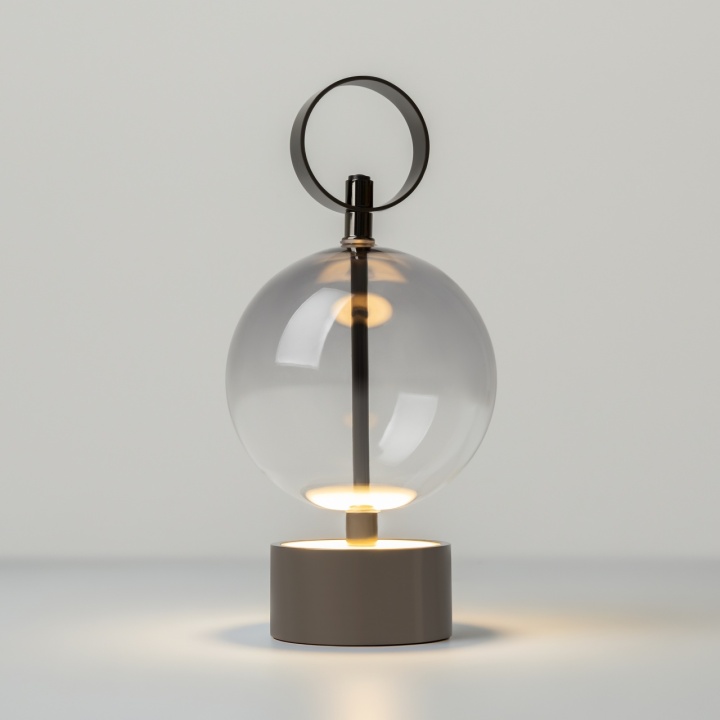 Lampa de masa Double Moon Ø 12 cm 3000K - Negru - Img 2