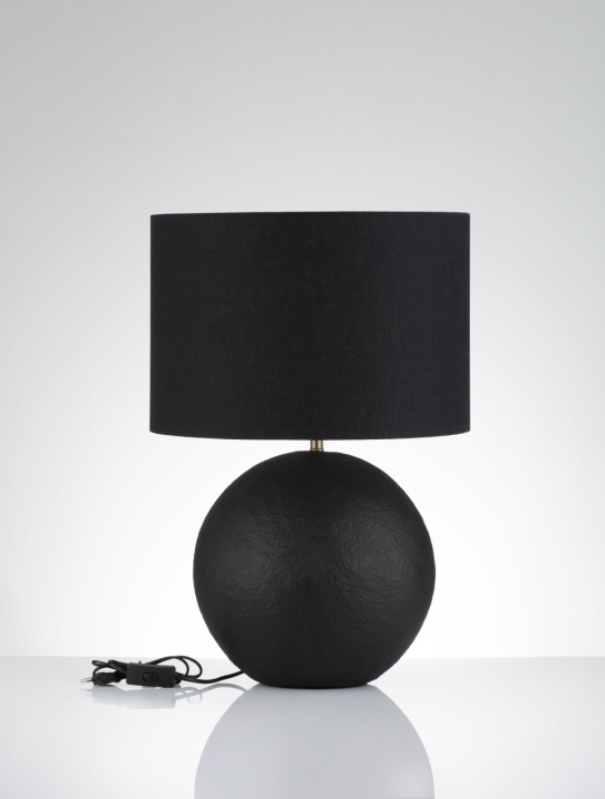 Lampa de masa Ever Negru Ø40 x H 59 cm - Img 3
