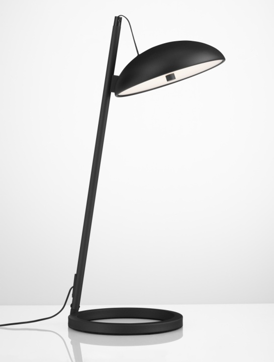 Lampa de masa Flute Negru 20 x 28 x 53 cm - Img 3