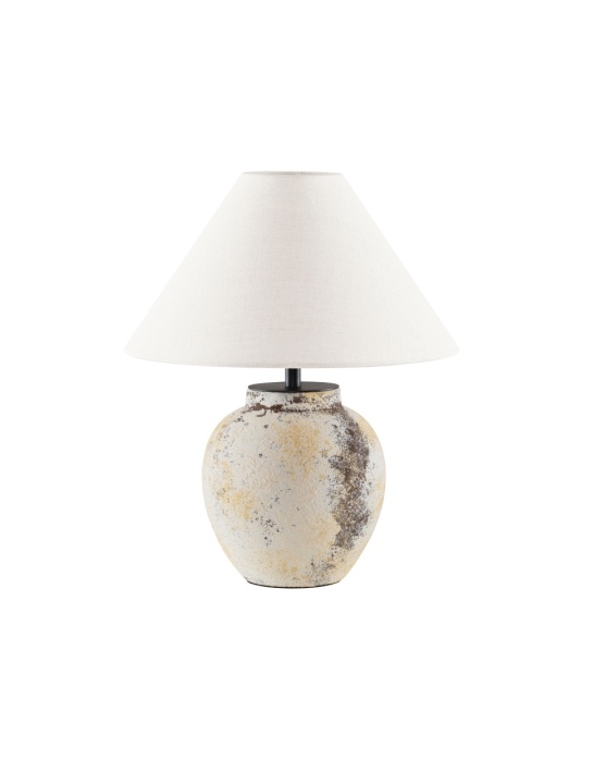Lampa de masa Lupe Alb / Negru / Yellow Ø40 x H 49 cm - Img 2