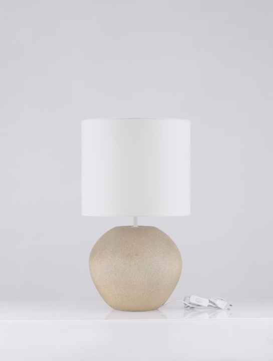 Lampa de masa Mizu Cream / Alb Ø35 x H 60 cm - Img 3