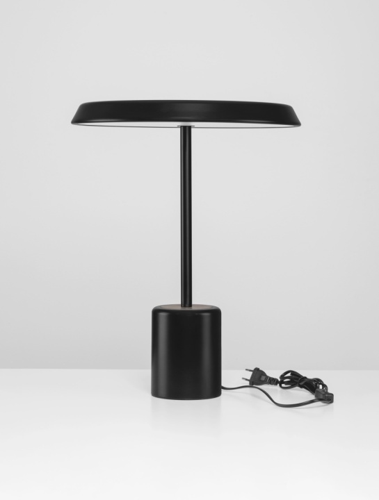 Lampa de masa Ophelia Negru / Veneer Ø40 x H 50 cm - Img 3