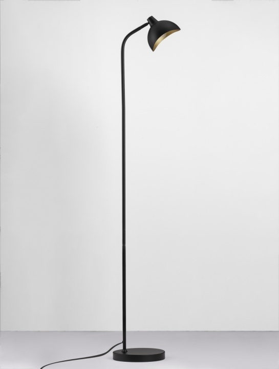 Lampadar Geti Negru / Auriu Ø22 x H 150 cm - Img 3