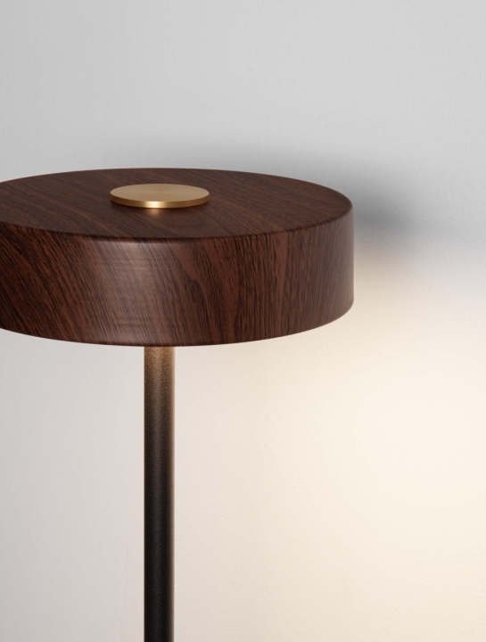 Lampadar Thea Lemn / Negru Ø20 x H 135 cm - Img 5