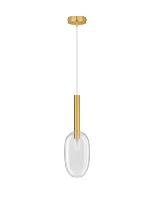 Pendul Amelia Transparent / Auriu Ø14 x H 179 cm - Img 2