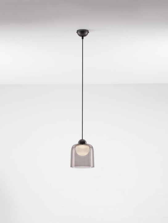 Pendul Dione Negru / Smokey Ø14 x H 200 cm - Img 4