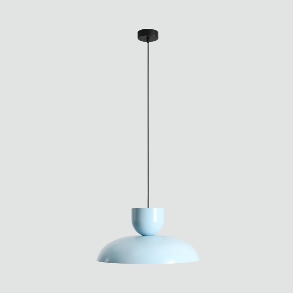 Pendul Ella 47 cm 1xE27 - Albastru deschis - Img 3