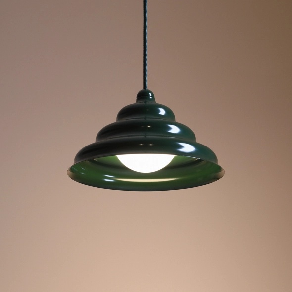 Pendul Fala 23 cm 1xG9 - Verde - Img 3
