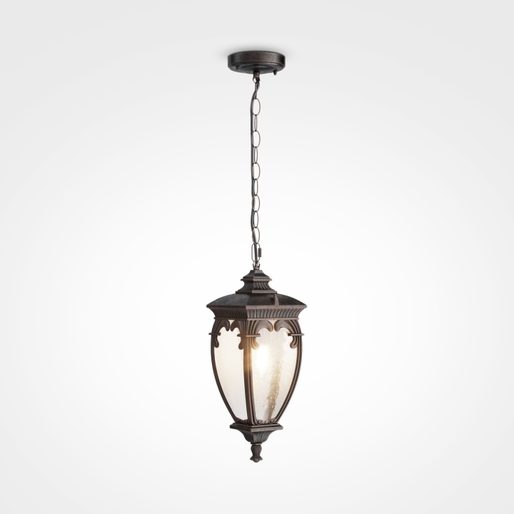 Pendul Fleur Ø 15 cm E27 - Bronz - Img 2