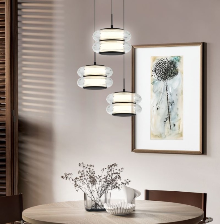Pendul Glossy - Negru / Transparent - Img 2