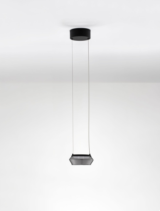 Pendul Jailyn Negru / Smokey Ø14 x H 160 cm - Img 3