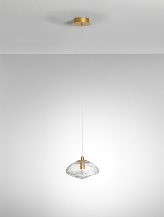 Pendul King Transparent / Auriu Ø16 x H 200 cm - Img 3
