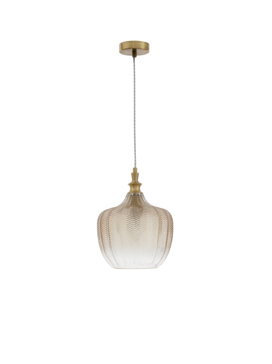 Pendul Loni Gradient Champagne / Negru Ø24 x H 120 cm - Img 2