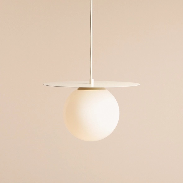 Pendul Loop 34 cm 1xE27 - Crem - Img 3