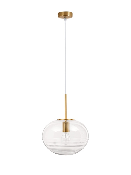 Pendul Maeve Transparent / Auriu Ø28 x H 190 cm - Img 2