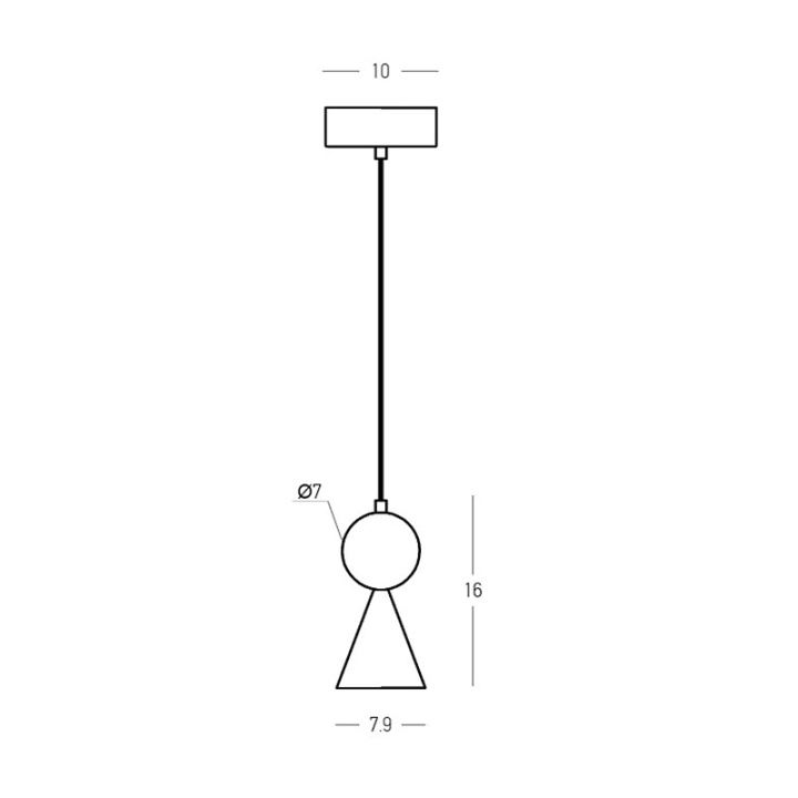 Pendul Mara 26111 LED 8W 2700K/3000K – travertin - Img 4