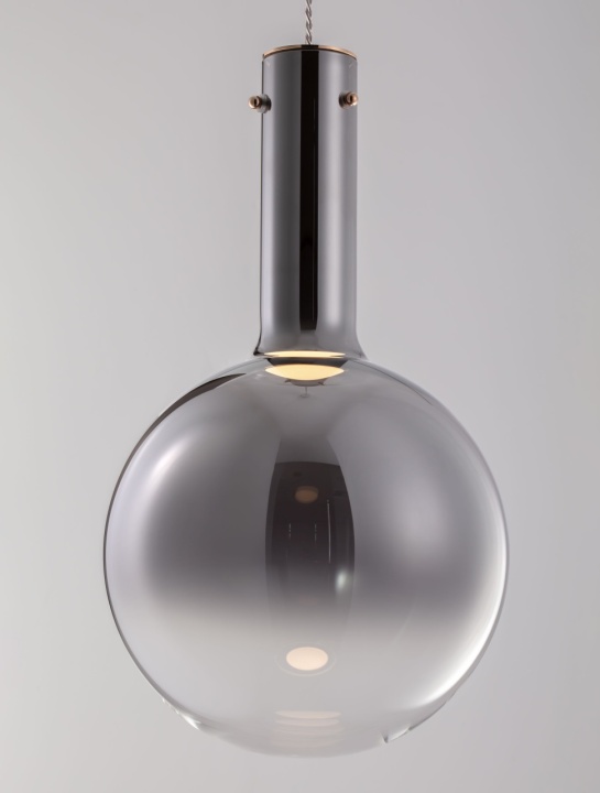 Pendul Nostos Gradient Smokey / Alb / Auriu Ø25 x H 170 cm - Img 5