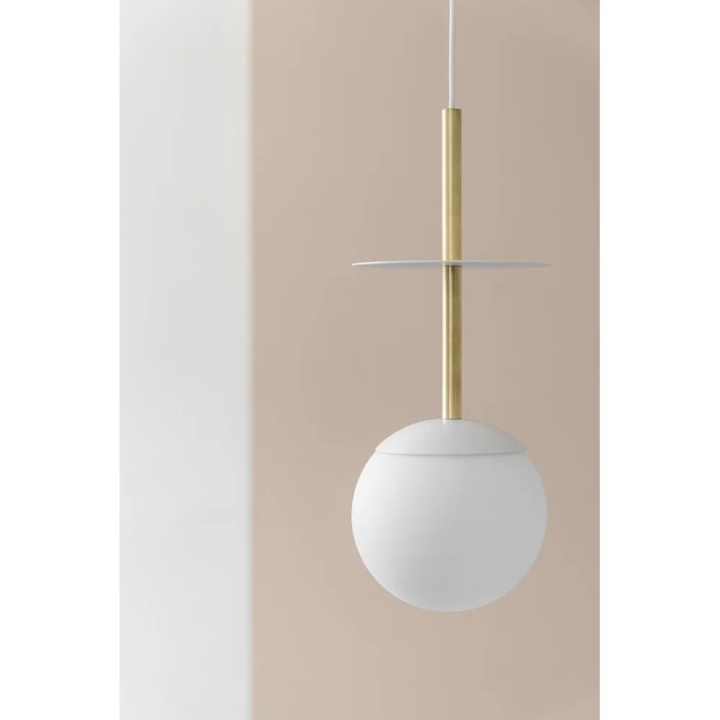Pendul PLAAT A white with brass, alb / auriu - Img 3