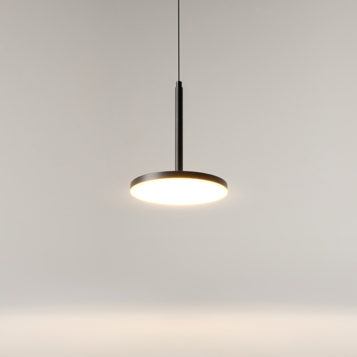 Pendul Plato Ø 18.5 cm 3000K - Negru - Img 4