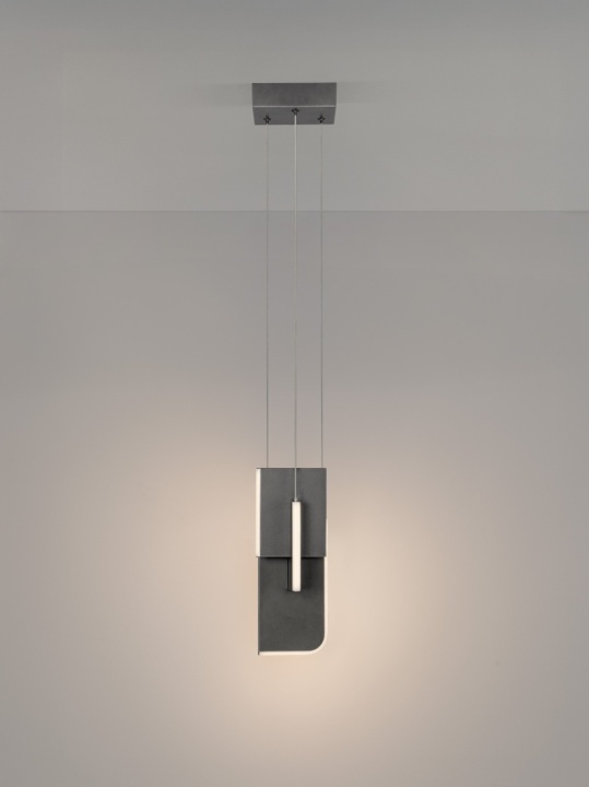 Pendul Totem Argintiu / Gri 15 x 15 x 200 cm - Img 4