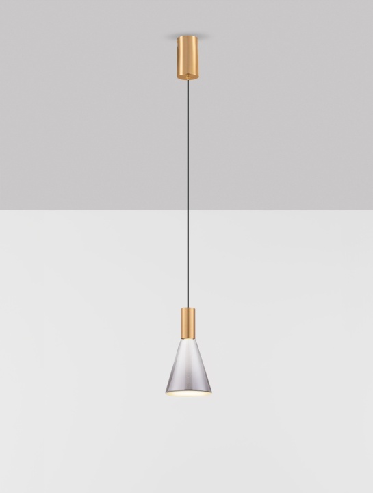 Pendul Voi Gradient Smokey / Auriu Ø16 x H 150 cm - Img 4