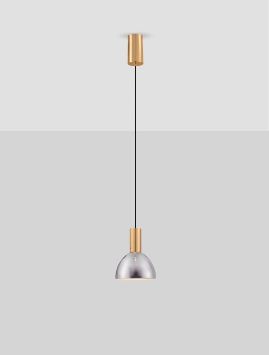 Pendul Voi Gradient Smokey / Auriu Ø17 x H 150 cm - Img 4