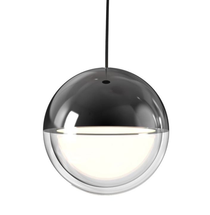Pendul Zirea - Negru / Crom / Transparent - Img 2