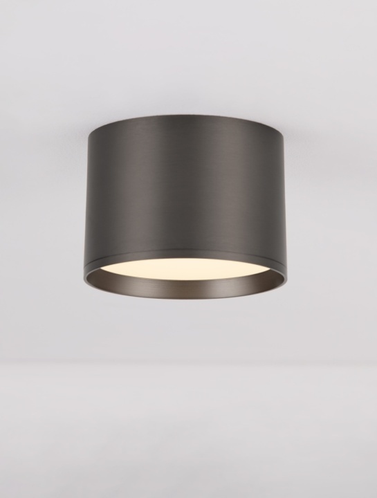 Plafoniera Ζιαζα Nikel / Negru Ø12 x H 8,6 cm - Img 5