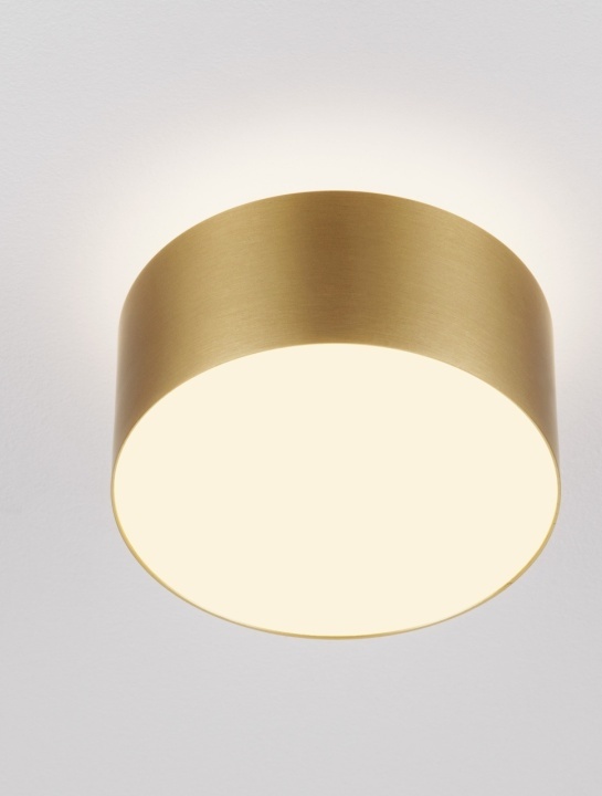 Plafoniera Οζεν Gold Matt Ø14 x H 8,8 cm - Img 5