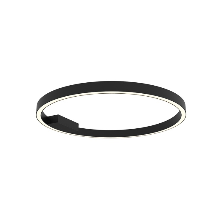 Plafonieră Anello Slim LED 3000K - Negru mat - Img 2