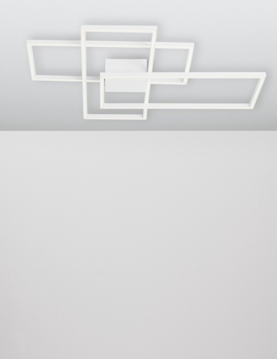 Plafoniera Bilbao Alb 90 x 67 x 9 cm - Img 3