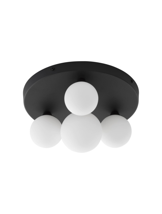 Plafoniera Edem Opal / Negru Ø28 x H 17 cm - Img 2