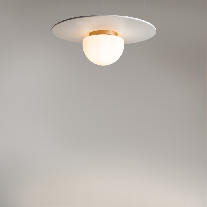 Plafonieră Glassy Ø 31.5 cm E27 - Auriu - Img 2